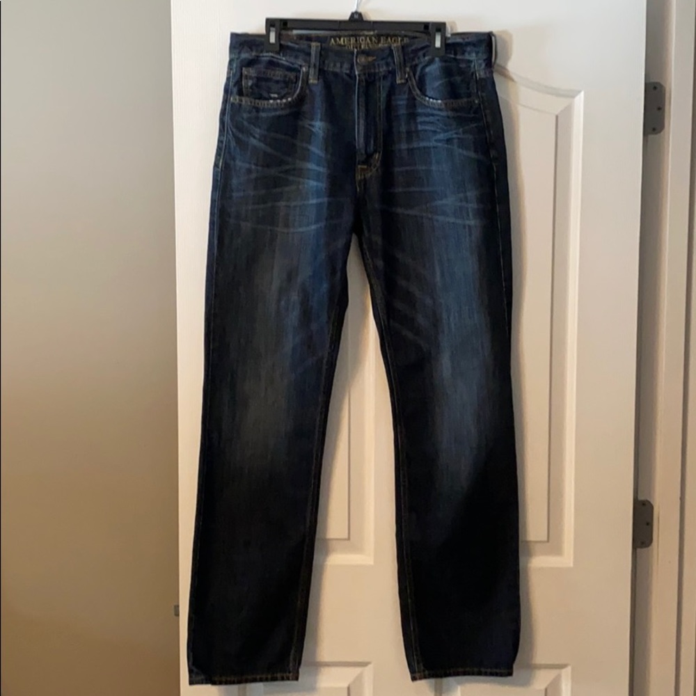 America Eagle Men’s Relaxed Straight, 33 x 34